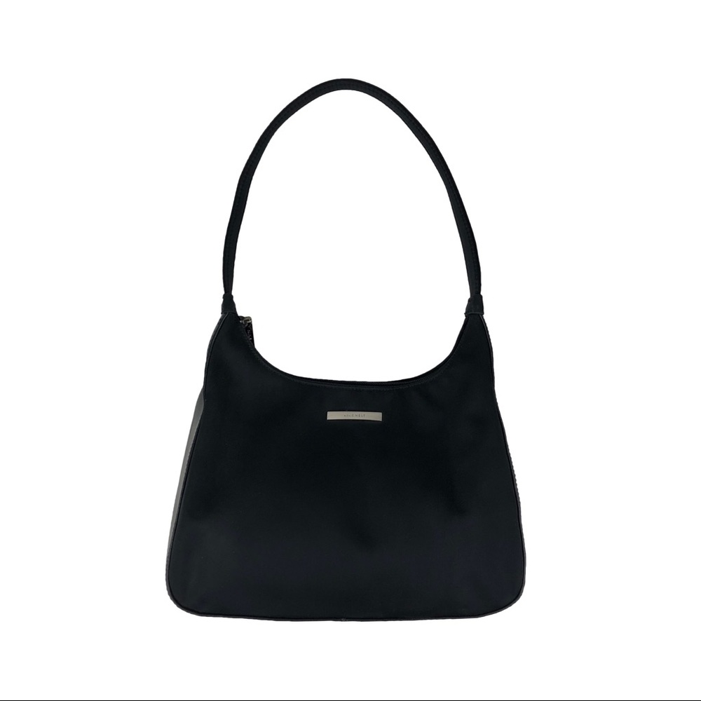 Nine West Black and Silver Shoulder Bag with Sleek Design